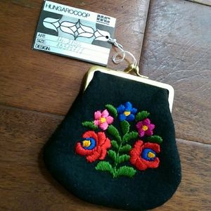 Hungarian felt coin purse